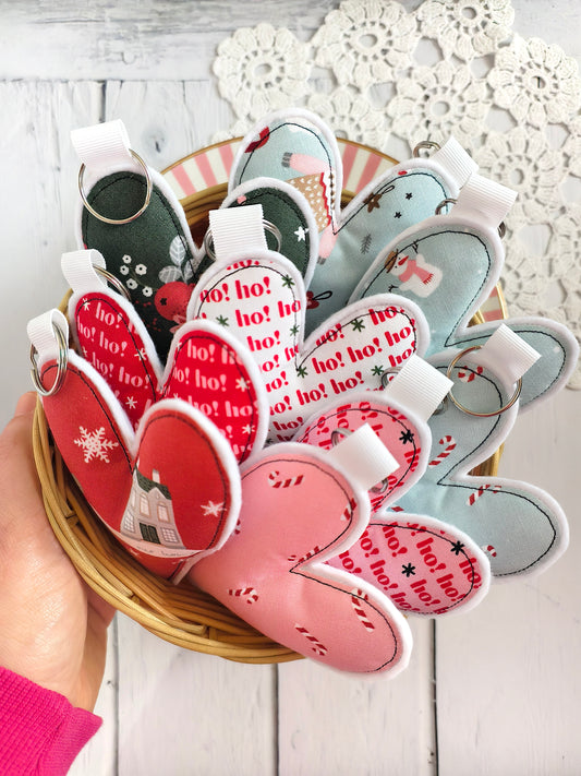 Portachiavi cuore - Rosa