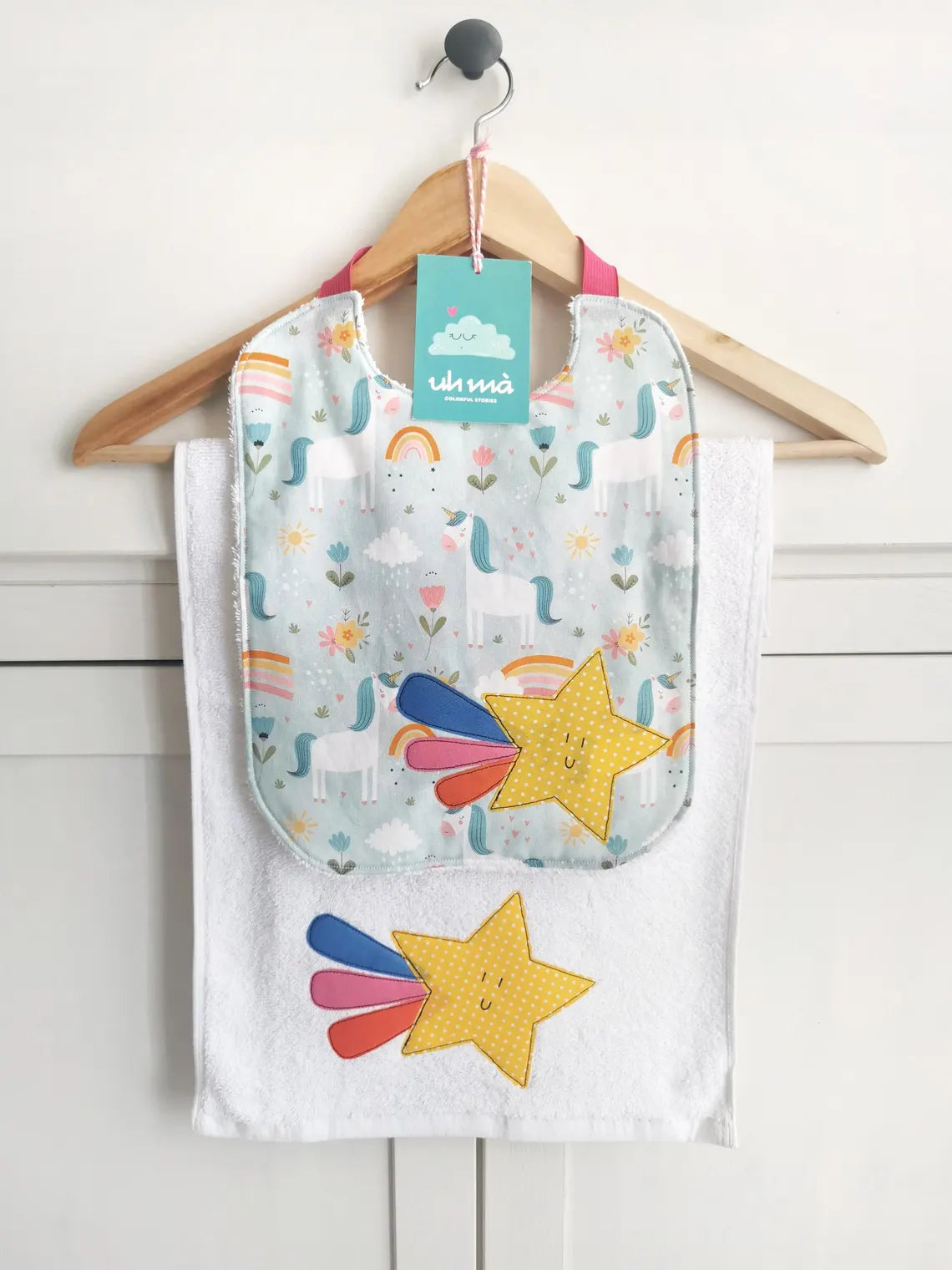 Set asilo - Stelle e unicorni