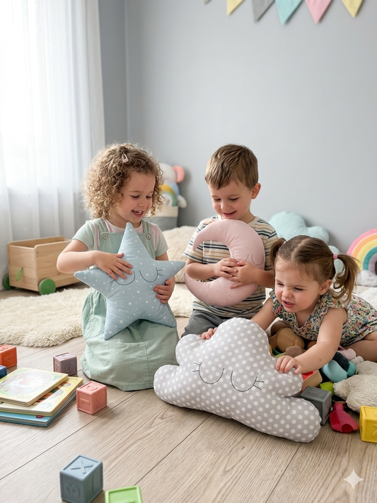 Cuscini decorativi - stella, luna, nuvola