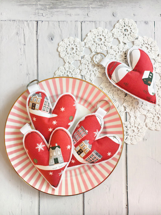 Portachiavi cuore - Rosso