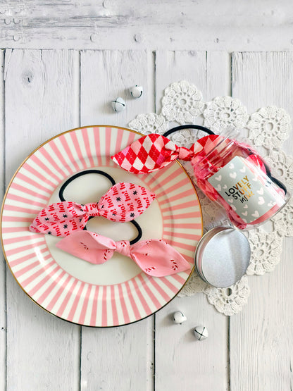 Fiocchi per capelli - Pink Christmas