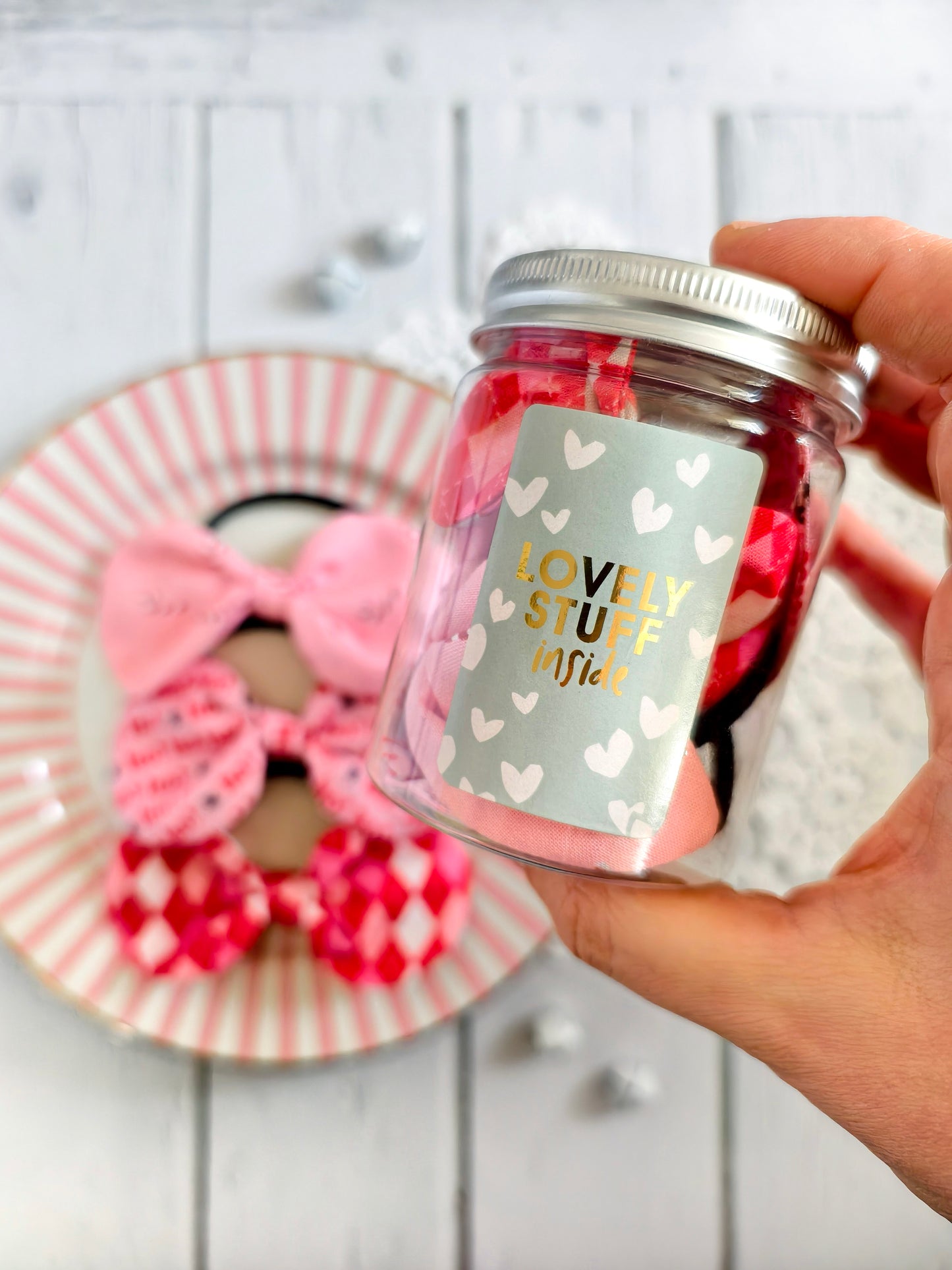 Fiocchi per capelli - Pink Christmas