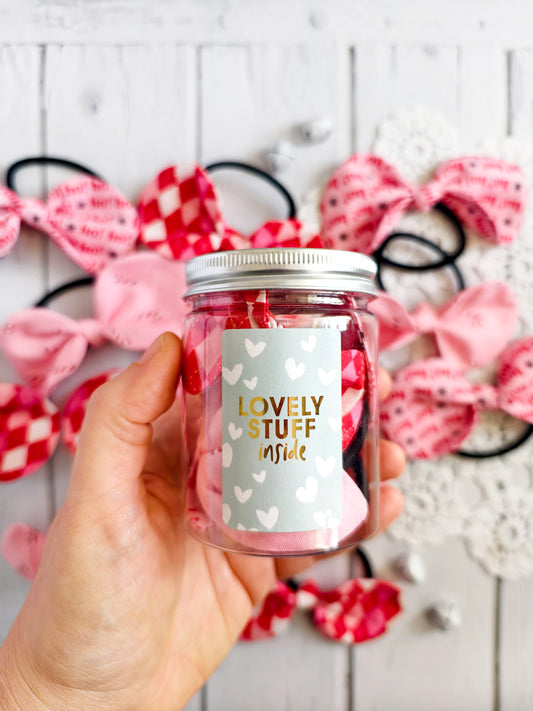 Fiocchi per capelli - Pink Christmas