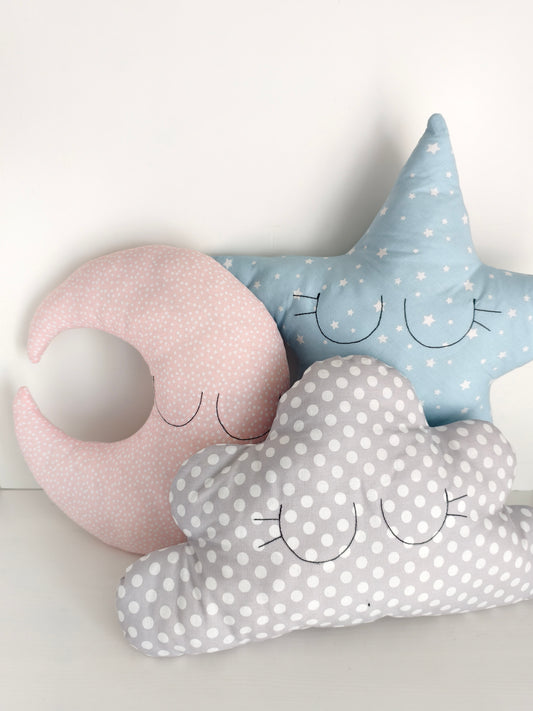 Cuscini decorativi - stella, luna, nuvola
