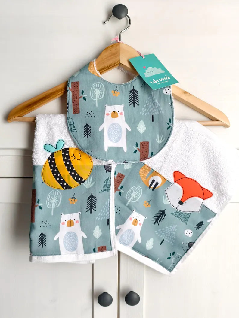 Set animali del bosco - 3pz