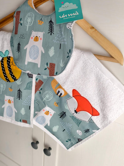 Set animali del bosco - 3pz