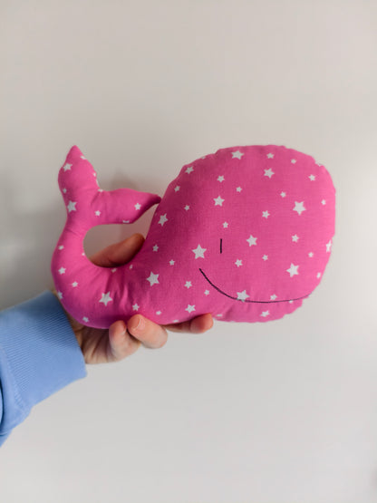 Balena in tessuto per bambini