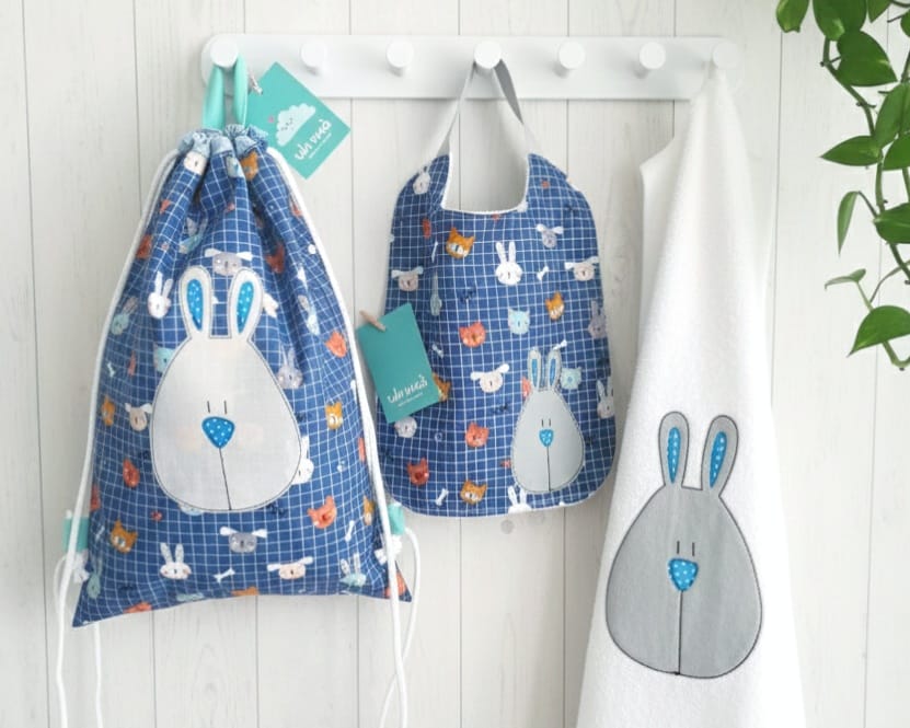 Set asilo personalizzato - Coniglietto