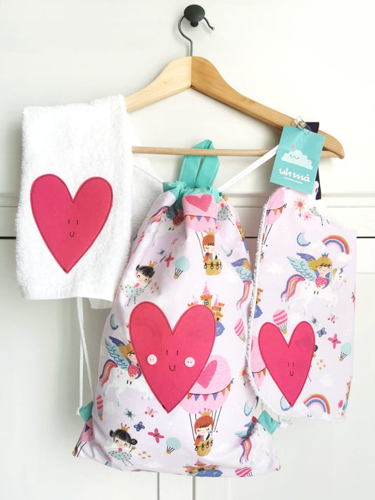 Set asilo personalizzato - Cuore