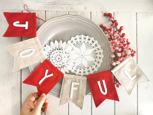 Bandierine Natalizie - Joyful