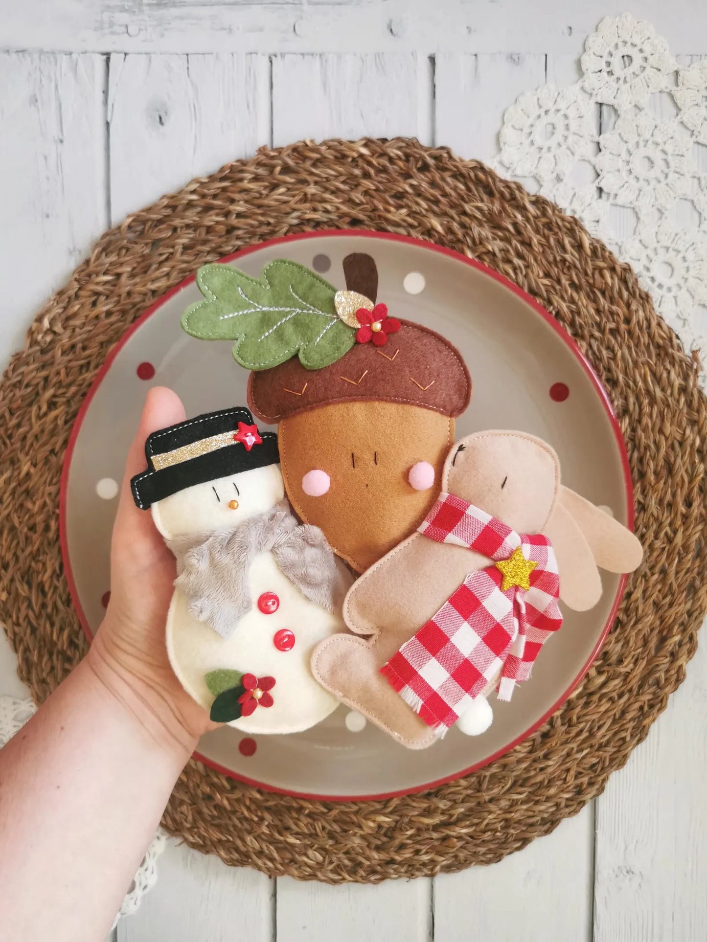 Set addobbi per l'albero - Amici di Natale