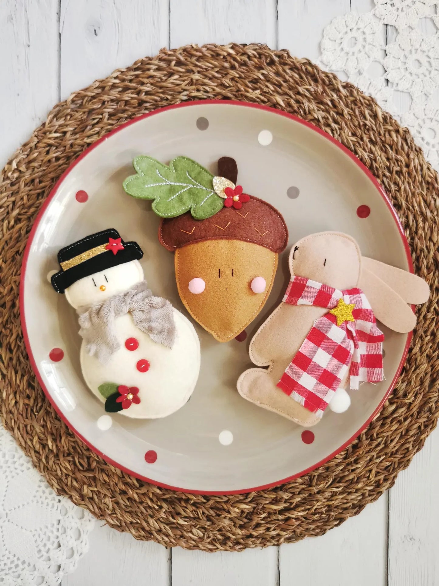 Set addobbi per l'albero - Amici di Natale