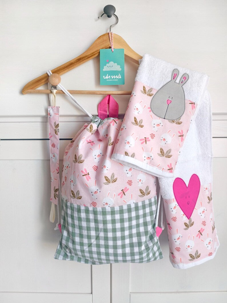 Set asilo coniglietto - 4pz.