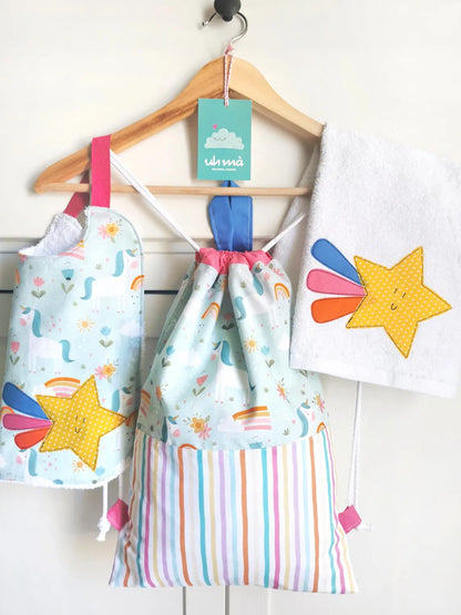 Set asilo - Stelle e unicorni