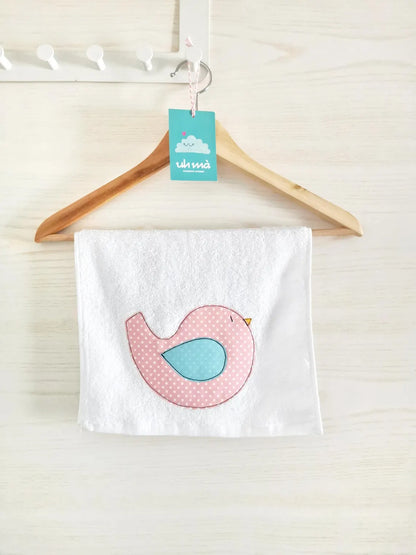 Set asilo personalizzato - Uccellino rosa